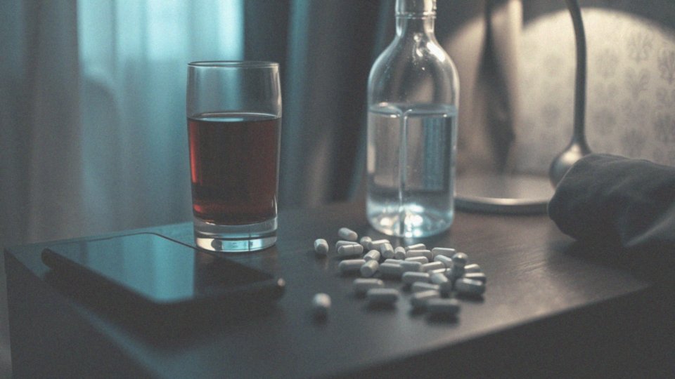 Jakie działania niepożądane mogą wystąpić przy stosowaniu melatoniny z alkoholem?