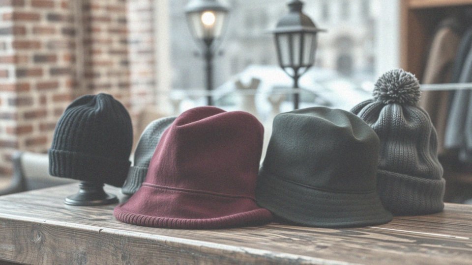 Jakie są trendy w męskich czapkach do czarnych kurtek?