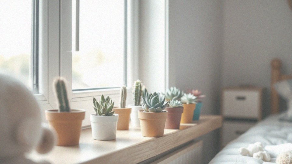 Jakie kaktusy i sukulenty można umieścić w pokoju dziecięcym?