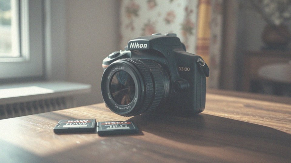 Jakie formaty zdjęć obsługuje Nikon D3100?