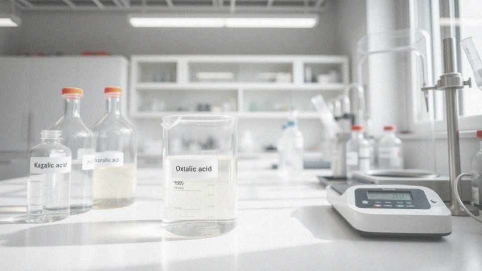 Jakie zastosowanie ma kwas szczawiowy w analizach chemicznych?