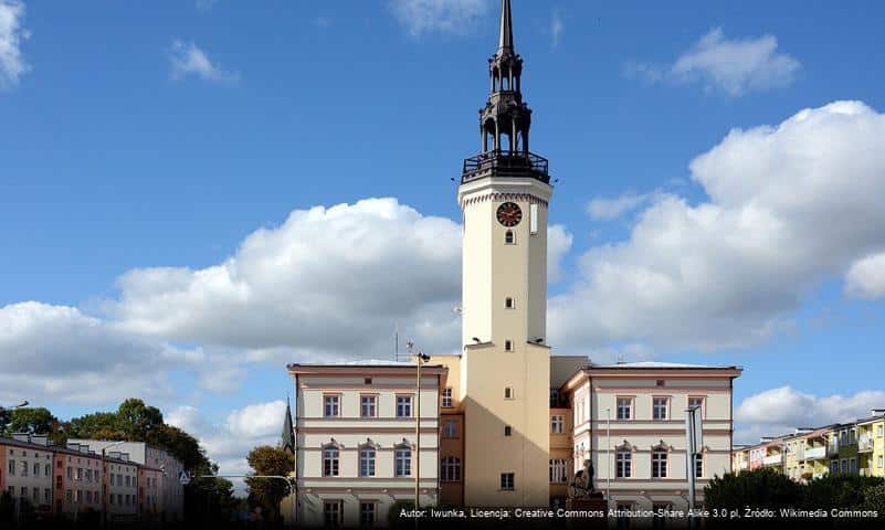 Ratusz w Strzelcach Opolskich